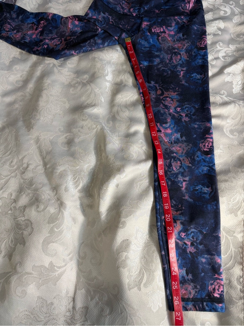 Lululemon Wonder Under High-Rise Floral Leggings Size 4 Full Length 27.5” Inseam - Picture 7 of 12